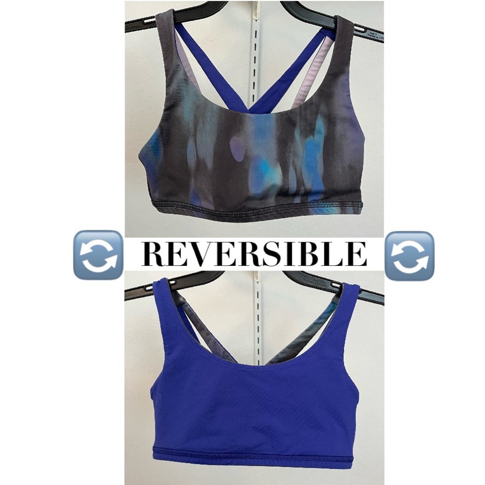 Reversible Ivivva purple sports bra